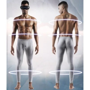 Herren Thermo Lange Unterhosen Sexy Warm Lange Unterwäsche Fleecehose Schlankmacherhose - Bild 1 von 16