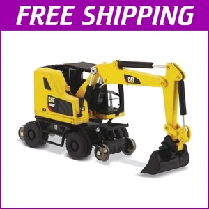 Authentic Caterpillar M323F Railroad Excavator - 360° Rotating Model with Tools - Picture 1 of 11