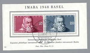 Suiza Bloque Número 13 Sellado - Imagen 1 de 2