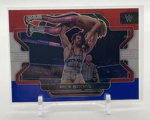 Rick Boogs 2022 Panini Prizm WWE Red White and Blue #10 Smackdown Wrestling Card - Picture 1 of 2
