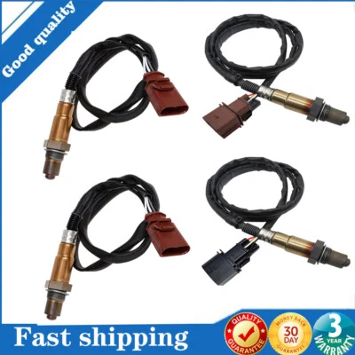 Sensor de oxígeno aguas arriba + aguas abajo 4 piezas para Porsche Cayenne 2004 2005 2006 3,2 L Foto 1 de 4