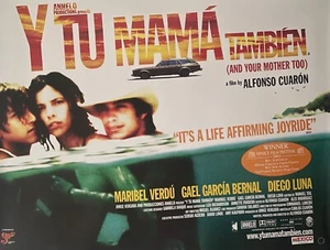 Y TU MAMA TAMBIEN ORIG BRITISH QUAD POSTER 30" X 40" ROLLED MINT MARIBEL VERDU - Picture 1 of 1