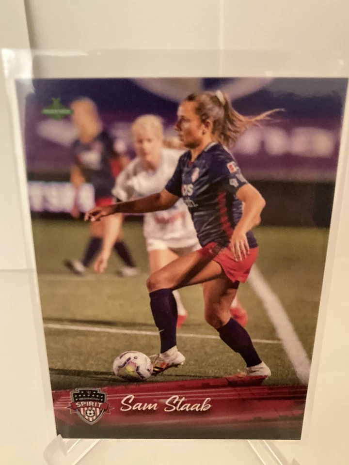 2021 PARKSIDE NWSL PREMIER BASE SAM STAAB #65 FC WASHINGTON SPIRIT - Image 1 of 2