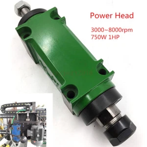 Spindle Unit Power Head 1HP 3000~8000rpm 5 Bearings Boring Milling Drilling Tool - Picture 1 of 7
