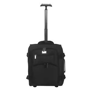 45x35x20cm EasyJet Under Seat Hand Luggage Suitcase Cabin Bag Trolley Travel Bag - Picture 1 of 24