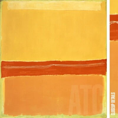 36W"x39H" NÚMERO 5 (NÚMERO 22) por MARK ROTHKO - AMARILLO CANARIO OPCIONES de LIENZO Foto 1 de 4