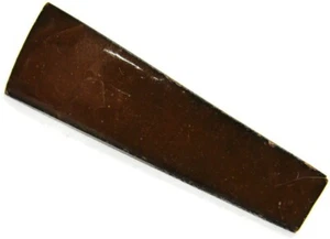 Brown Enamel Copper Neck Tie Clip Clasp - Picture 1 of 9