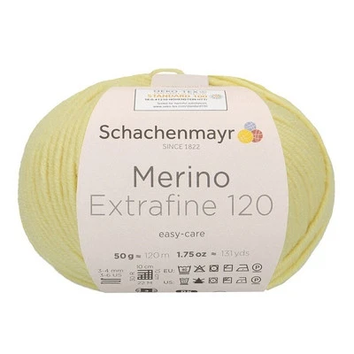 SCHACHENMAYR WOLLE MERINO EXTRAFINE 120 LEMON 50g HANDSTRICKGARN 100g/12,98€ - Bild 1 von 2