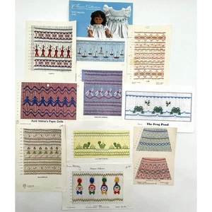 10 Lindos Platos Vintage Smocking Diseños Puntada Patrones Usados (2) - Imagen 1 de 5