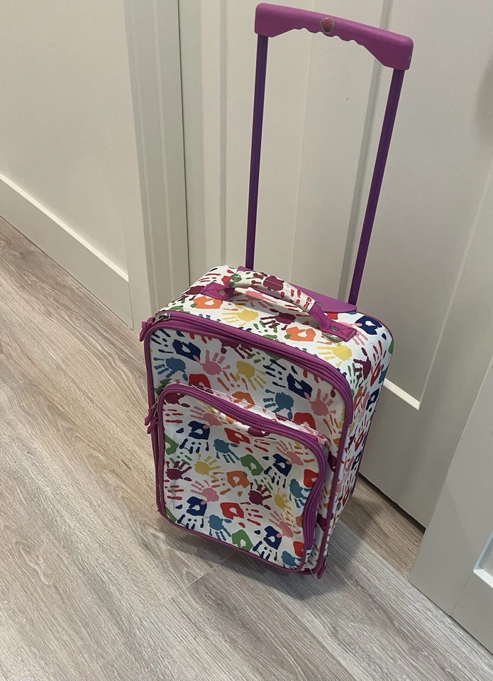 Girls Travel, Roller Suitcase, Carry-On 18”, Gently Used￼ - Image 1 of 2