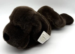 Neu mit Etikett Russ "Chops" der dunkelbraune Welpe Hund groß 15 Zoll Plüschtier - Bild 1 von 6