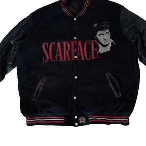 Vintage Jeff Hamilton Scarface Rare Reversible Jacket 4X - Picture 1 of 13