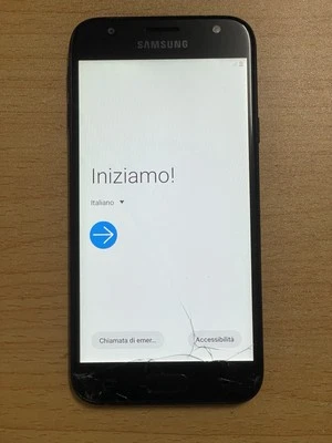 Samsung J3 2017 Lesionato J330 2Gb 16GB Android 9 Smartphone Dual Sim - Immagine 1 di 4