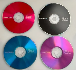 Memorex Music Cool Colors CD-R 700Mb 40x Blank Discs – New, Open Box (50 Pack) - Picture 1 of 7