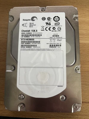 SEAGATE Cheetah 146GB 3.5" SAS (ST3146356SS)  - 1 Sektorfehler - Funktionsfähig - Bild 1 von 2
