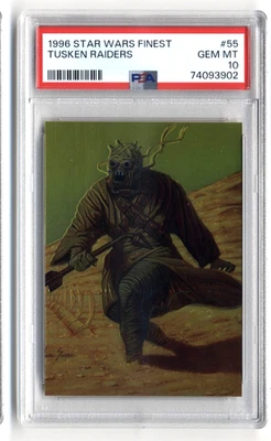 1996 Star Wars Finest TUSKEN RAIDERS Sand People #55 Gem Mint PSA 10 - Image 1 of 2