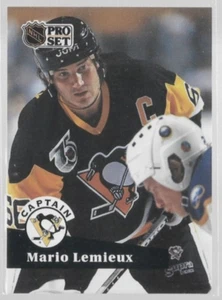 Mario Lemieux 1991 Pro Set Captain #581.  PENS - Imagen 1 de 1