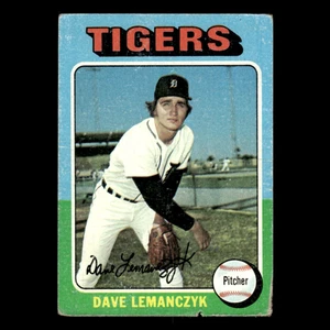 Dave Lemanczyk #571 1975 Topps Detroit Tigers Baseball Card MLB VG - Picture 1 of 3