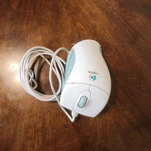 Logitech Ergonomic Mouse M-BA47 weiß kabelgebunden USB Track Ball Scrollrad - Bild 1 von 5