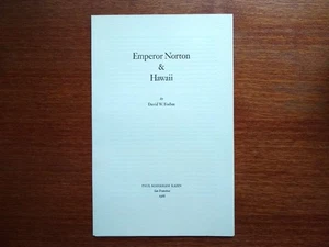 Escaso Emperador Norton 1988 y Hawaii, Paul Markham Kahn, solo 300 copias impresas - Imagen 1 de 9