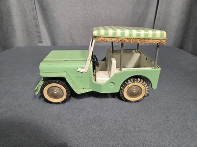 Camión Tonka 1963 vintage raro jeeps Jeep Surrey con cubierta solar Foto 1 de 4