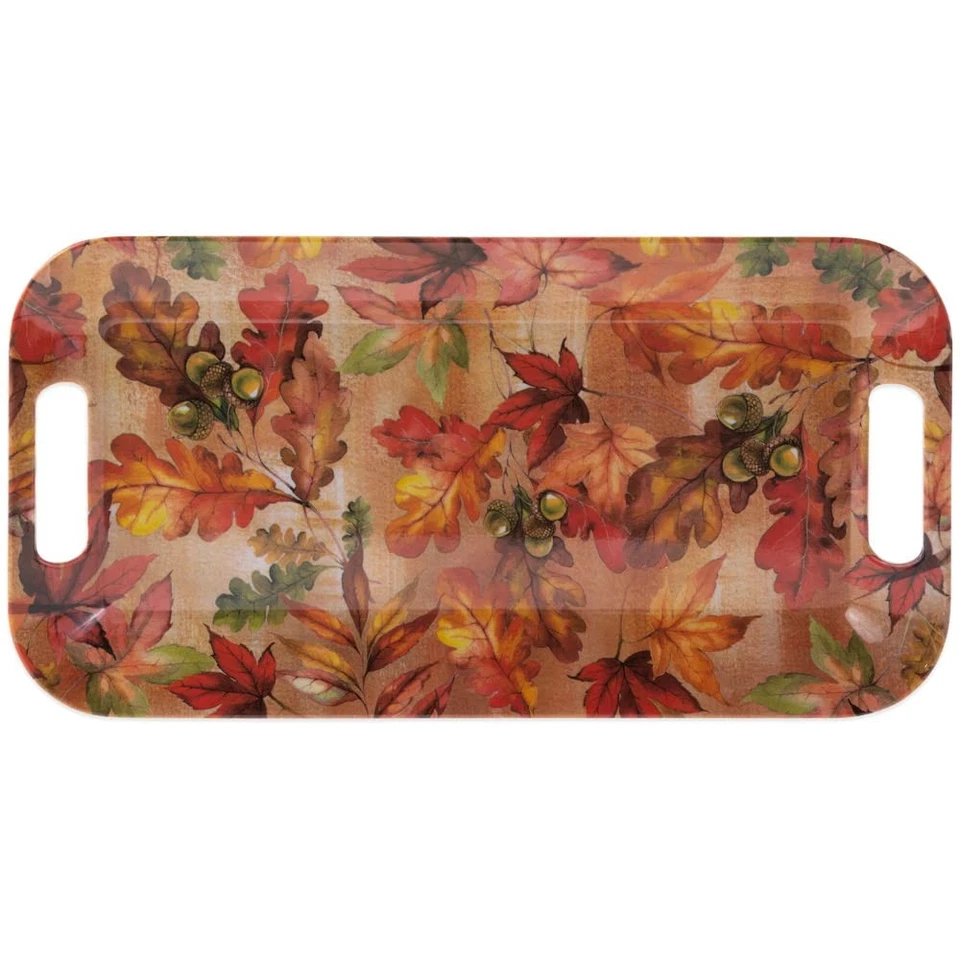 Melamine Serving Tray 15 x 8 Bright Autumn Platter Fall Decor Boston Intl - Image 1 of 1