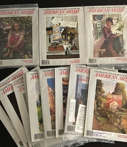 Ganzes Jahr 1987 American Artist Magazine Lot Vintage Back Ausgaben - Bild 1 von 4
