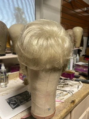 VEGAS GIRL WIGS tight french twist cool blonde big twist bangs - Image 1 of 2