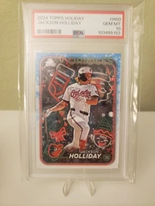Jackson Holliday 2024 Topps Holiday Baltimore Orioles MLB Christmas RC [PSA 10] - Bild 1 von 2