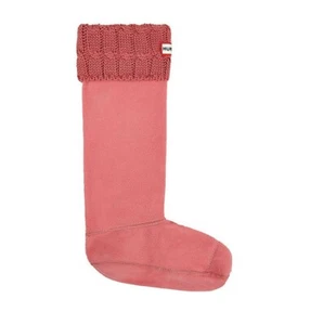 Hunter Kinder Kabelstrickmanschette Welly Stiefelsocken Rhodonit rosa Größe XS 2926 - Bild 1 von 1