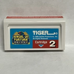 Vintage 1999 Tiger Electronics Wheel Of Fortune Hand Held Game Cartridge #2 - Picture 1 of 3