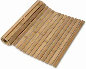Holz Faltbar Anti Rutsch Duckboard Badezimmer Duschmatte Rechteck Entenbrett Neu - Bild 1 von 5