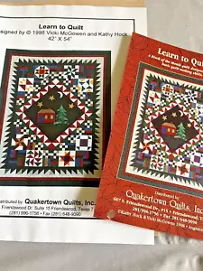 Quakertown Quilts Block of the Month Learn to Quilt 8 Blocks Cabin Folk BOTM - Picture 1 of 6