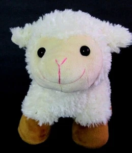 Cute Dan Dee White LAMB-Sheep Stuffed Animal, Plush Standing, Soft & Fuzzy, 2012 - Picture 1 of 8