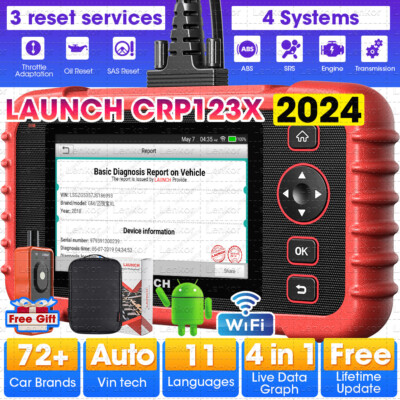 2024 LAUNCH CRP123X OBD2 Scanner Engine ABS S...