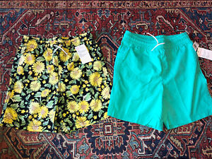 NWT Lot Of 2 Old Navy Boy’s Swim Trunks Board Shorts Size 10 12 Large