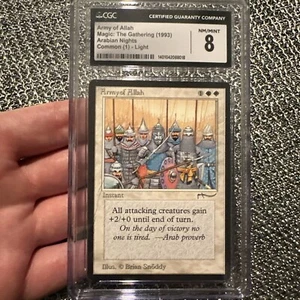 Army of Allah Light Arabian Nights CGC 8 Graded MTG 1993 - Picture 1 of 11