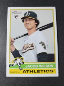 Jacob Wilson 2025 Topps Heritage RC Rookie Cartoon Variation - Bild 1 von 2