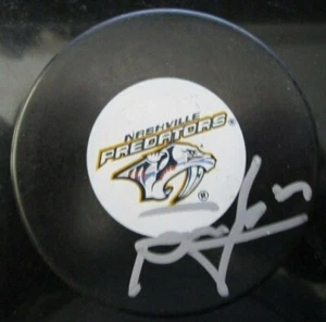 Tomas Vokoun Nashville Predators Signed Hockey Puck w/ COA - Picture 1 of 1