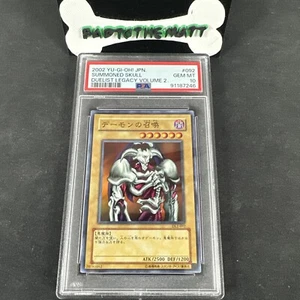 2002 Yu-Gi-Oh! PSA 10 Japanese DL2-092 Summoned Skull GEM MINT! POP 3! - Picture 1 of 2
