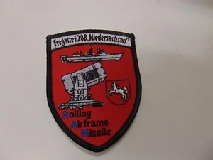 MILITARY PATCH SEW ON FOREIGN FREGATTE F 208 "NIEDERSACHSEN" RAM - Picture 1 of 1