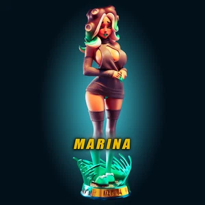 Marina | 3D Printed Figure | Painted or Model Kit | Designed by Officer Rhu - Picture 1 of 1