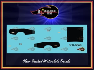 1/64 '72 Cuda 'HEMI' Side Decals SCR-0668 - Bild 1 von 3