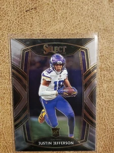 Justin Jefferson Prizm Club Level Select 2020 novato - Imagen 1 de 2