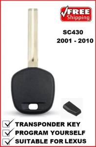 Transponder Car Key Suitable for Lexus SC430 2001 to 2010 Toy48 - 68 - Picture 1 of 4