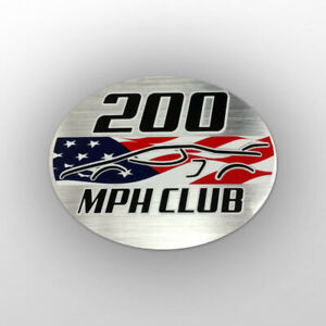 200 mph Club Sticker - American Racing Sports Car Club Speed Fast & Furious
