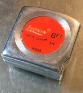 Lufkin USA Engineer's Tape Measure 8’ Tape, W928 White Clad Tape - Picture 1 of 7