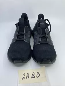 adidas Ultraboost 19 Triple Black Women's Sneakers Running $180 NEW EF1345 Sz8 - Picture 1 of 6
