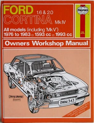 Haynes - Ford Cortina 1.6 & 2.0 1976 A 1983 Tutti Modelli/Owners Manuale - Immagine 1 di 4