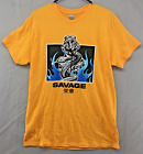 Savage New Rue21 Graphic Gildan Krótki rękaw Żółty T-shirt Rozmiar L Męski Duży